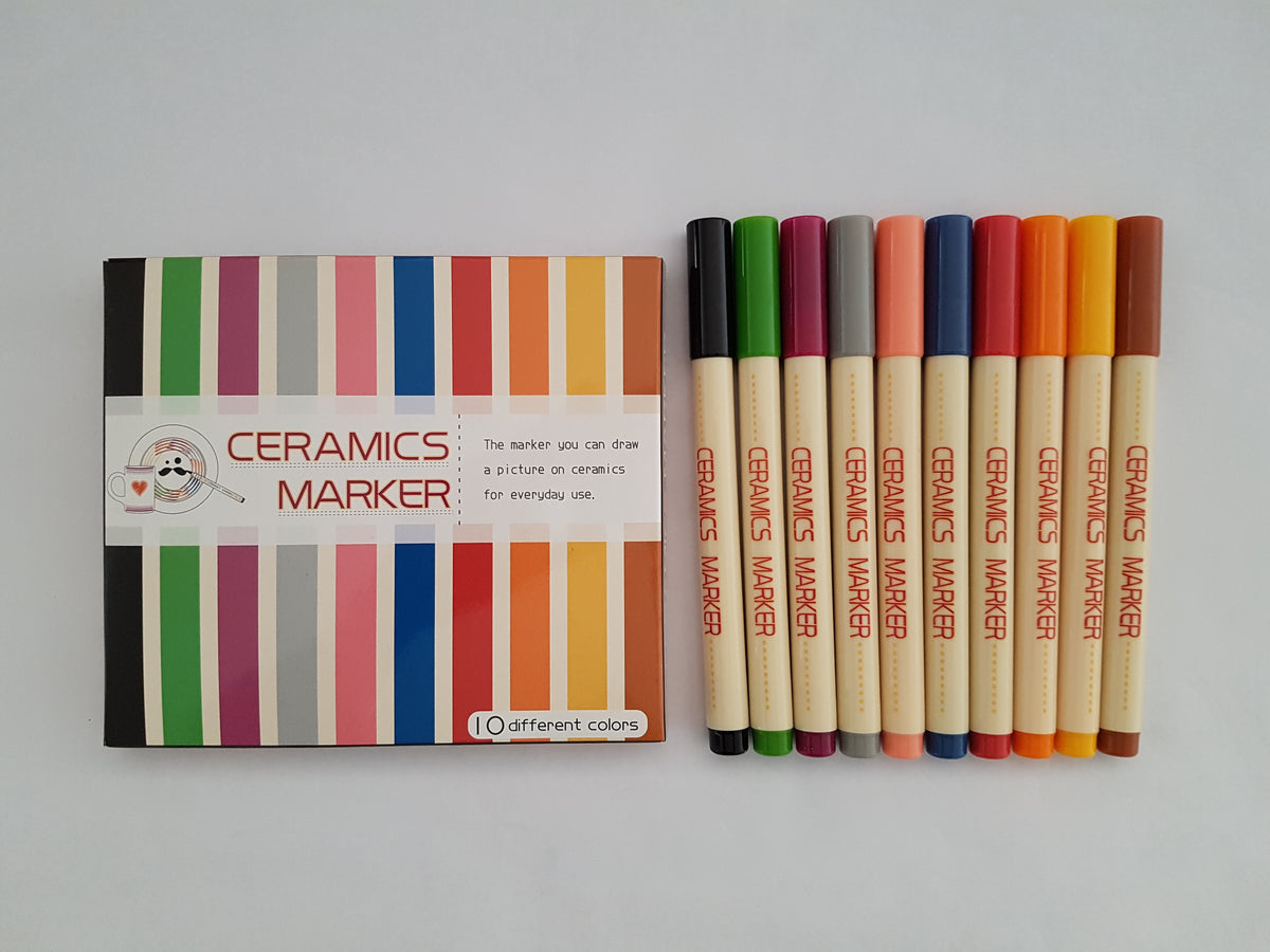 Kobaru Ceramics Marker 10 Different colors -Gadgetach