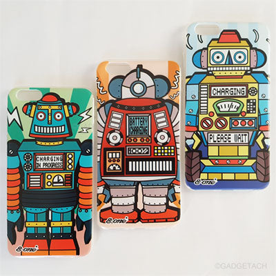 Apple iPhone 6 Plus 6S Plus Clear Soft TPU Case ROBOT SERIES