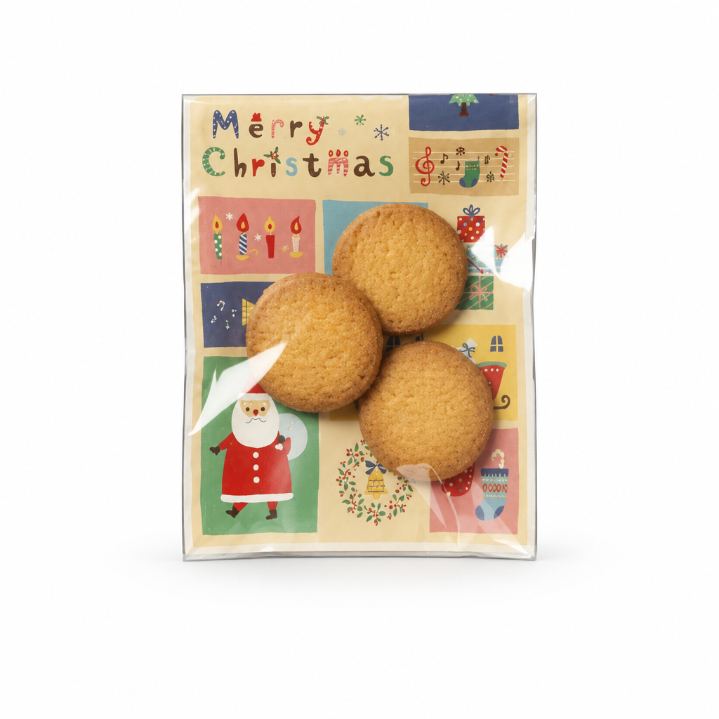Christmas Candy Treat Bag – cookie design on a white background