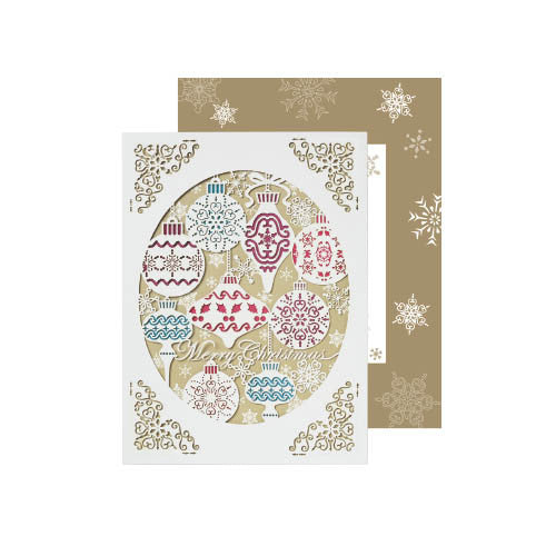 Elegant Christmas Cards Laser Craft -Gadgetach