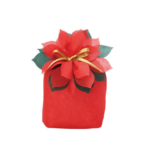 Poinsettia Christmas Gift Bag -Gadgetach
