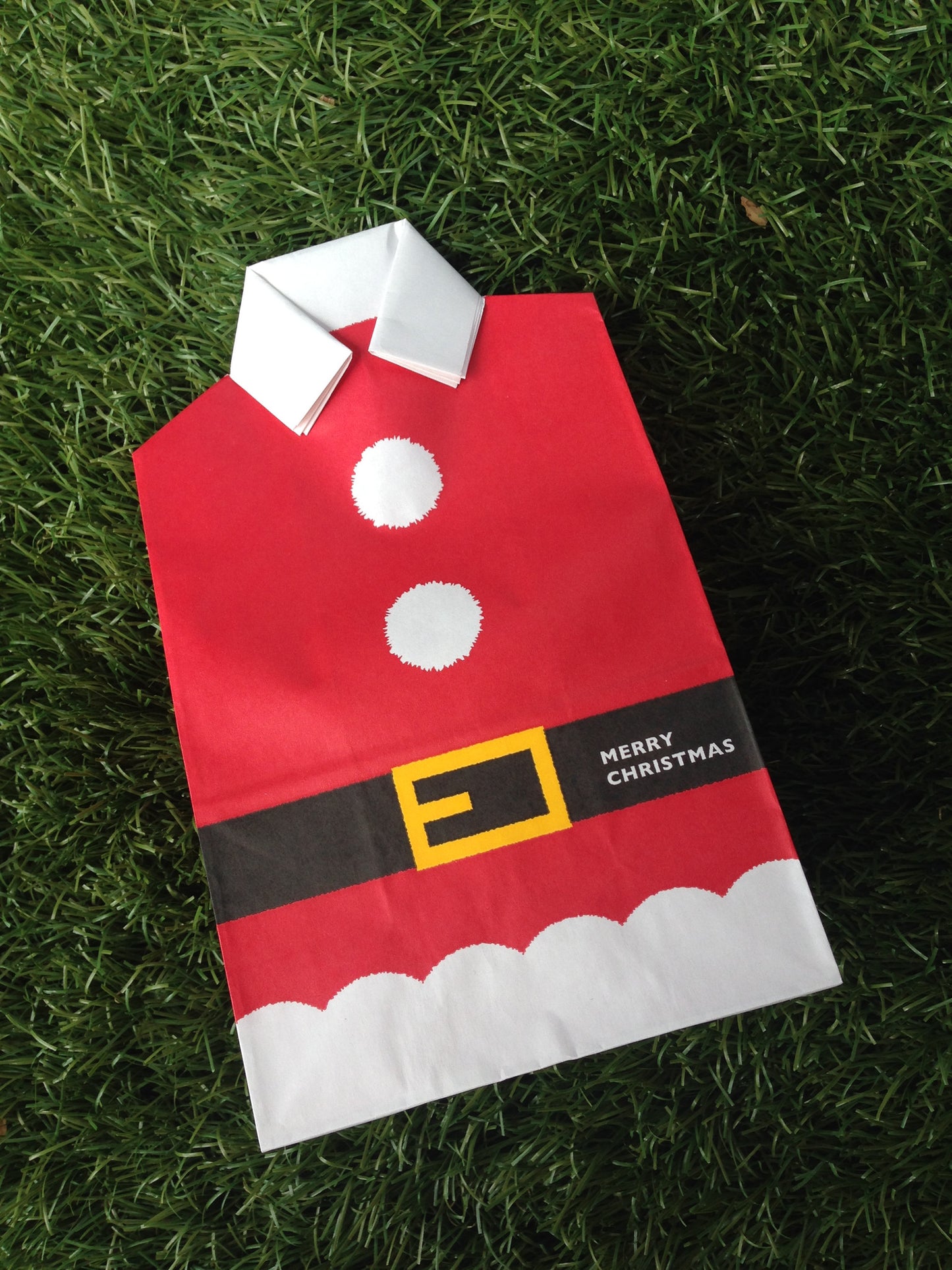 5pcs Santa Suits Christmas Gift Paper Bag Limited Edition -Gadgetach