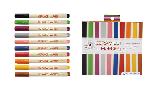 Kobaru Ceramics Marker 10 Different colors -Gadgetach